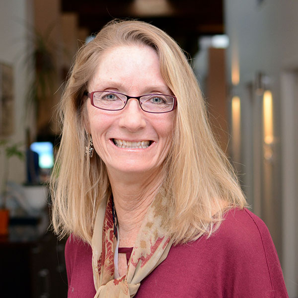 woman smiling glasses  professional profile